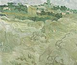 Wheat Fields with Auvers in the Background by Vincent van Gogh